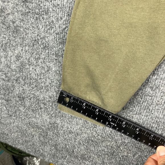 Nike Jogger Sweatpants Boys Size L Olive Colorblock Cuffed Logo Athletic Pants - Picture 3 of 10